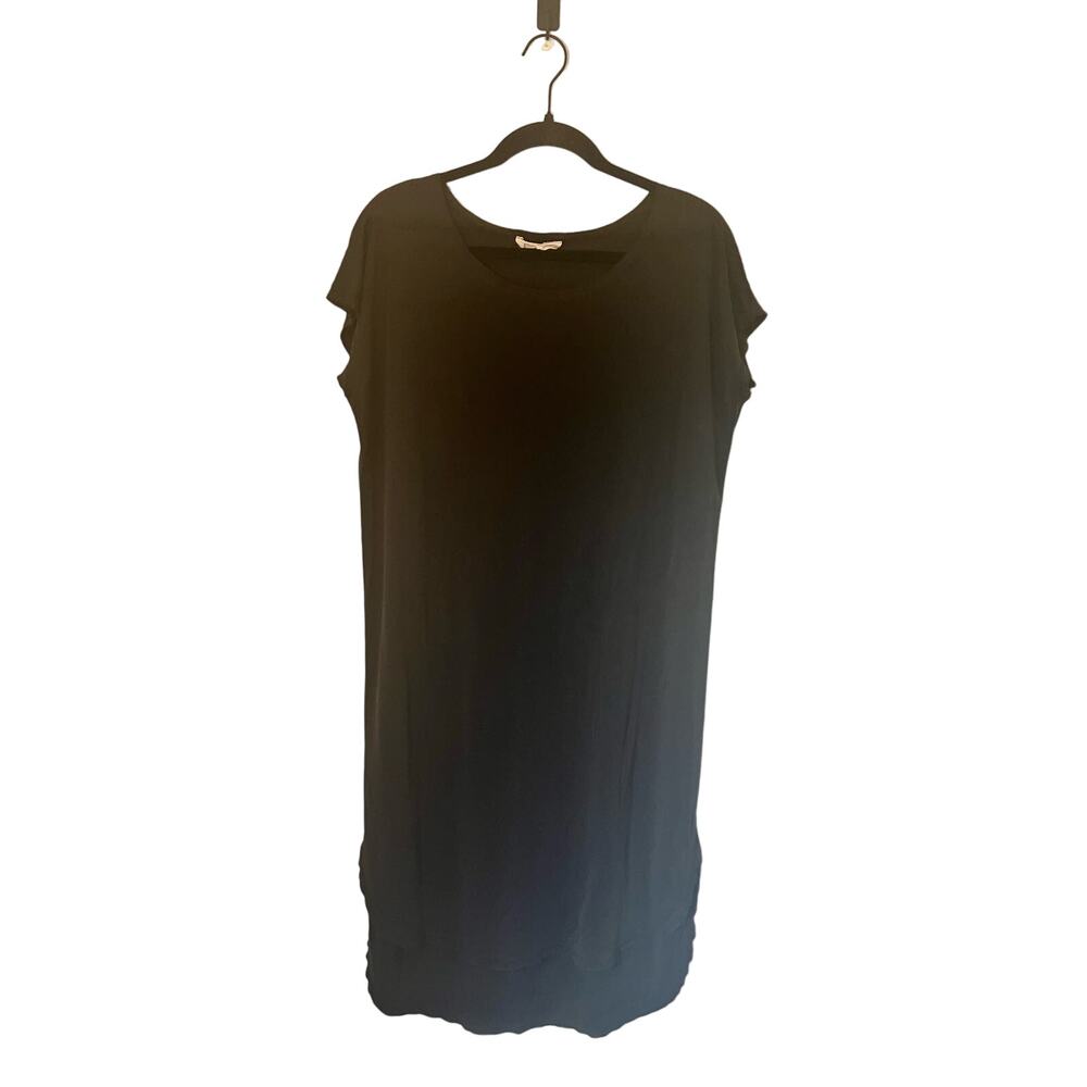 Double Zero It's Too Cool For School Modal TShirt High Low Minimalist Dress sz S